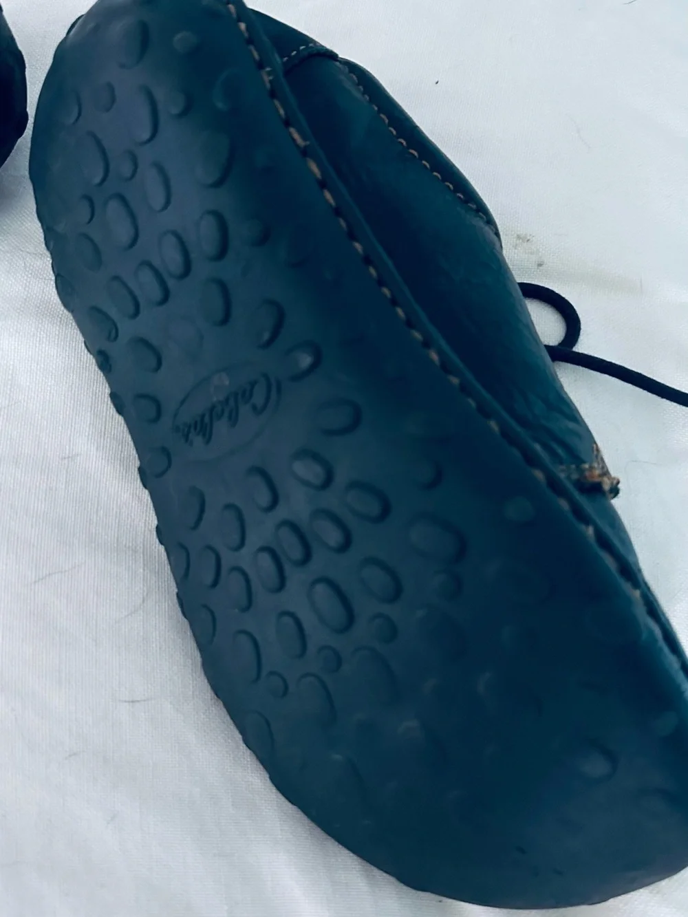 Black Leather Lace-Up Casual Shoes